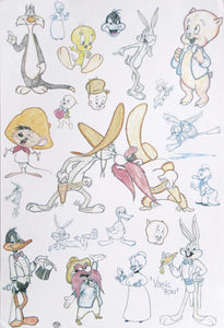 Bugs 'n Friends Lithograph | Warner Bros. Cartoons,{{product.type}}