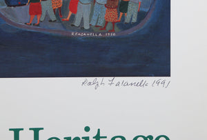 Build Your Union for America's Labor Heritage Poster | Ralph Fasanella,{{product.type}}