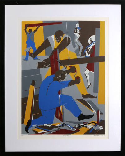 Builders No. 3 Screenprint | Jacob Lawrence,{{product.type}}