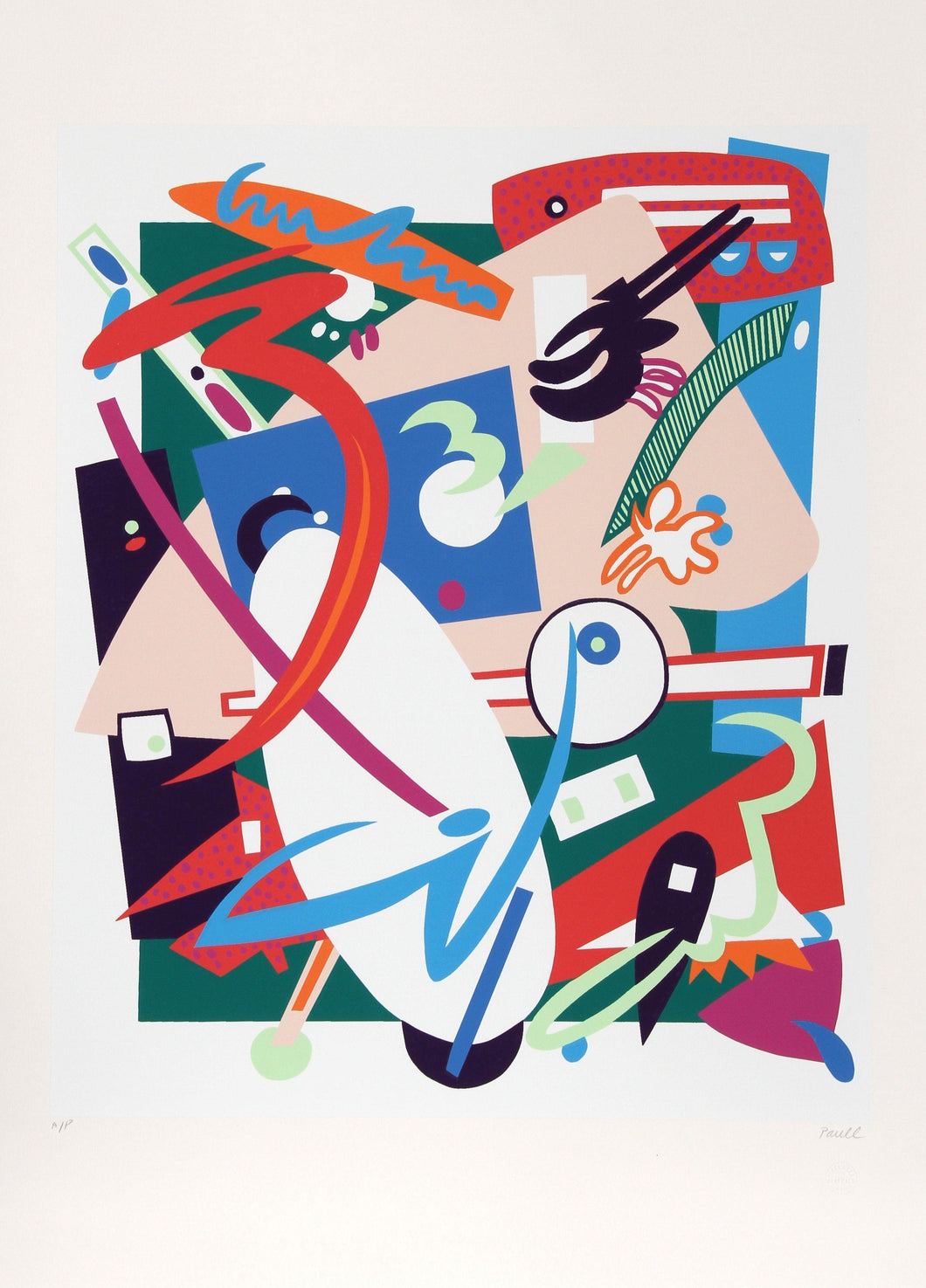 Building in Time Screenprint | Nina Paull,{{product.type}}