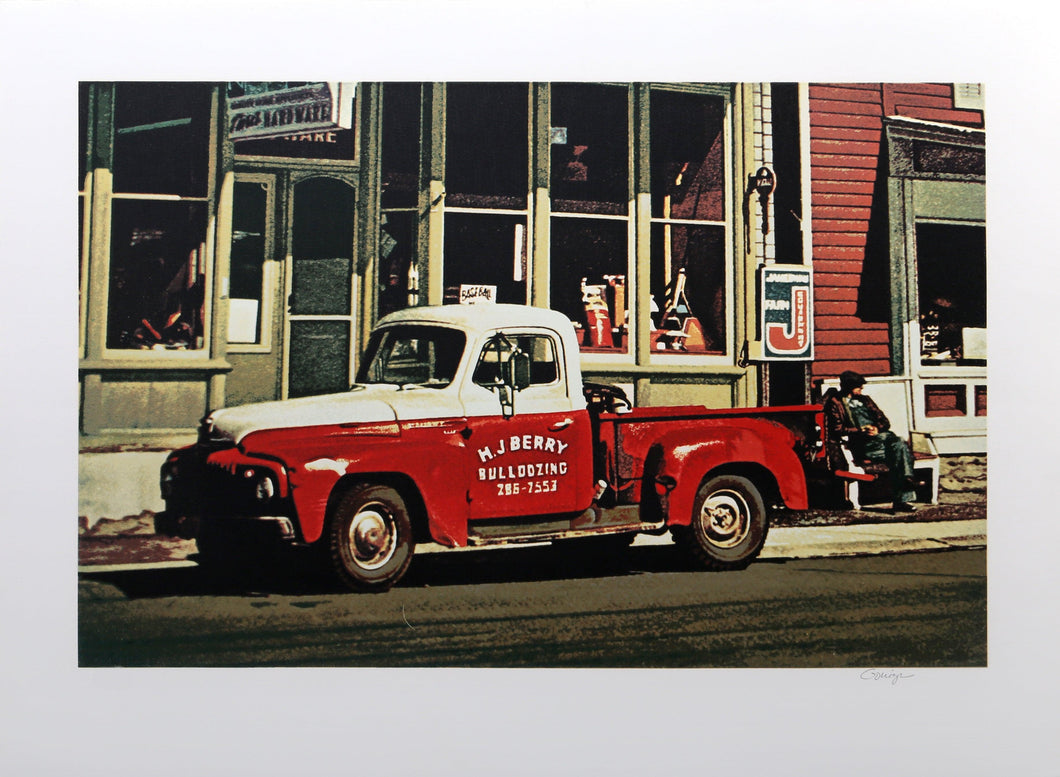 Bulldozing International Screenprint | Ralph Goings,{{product.type}}