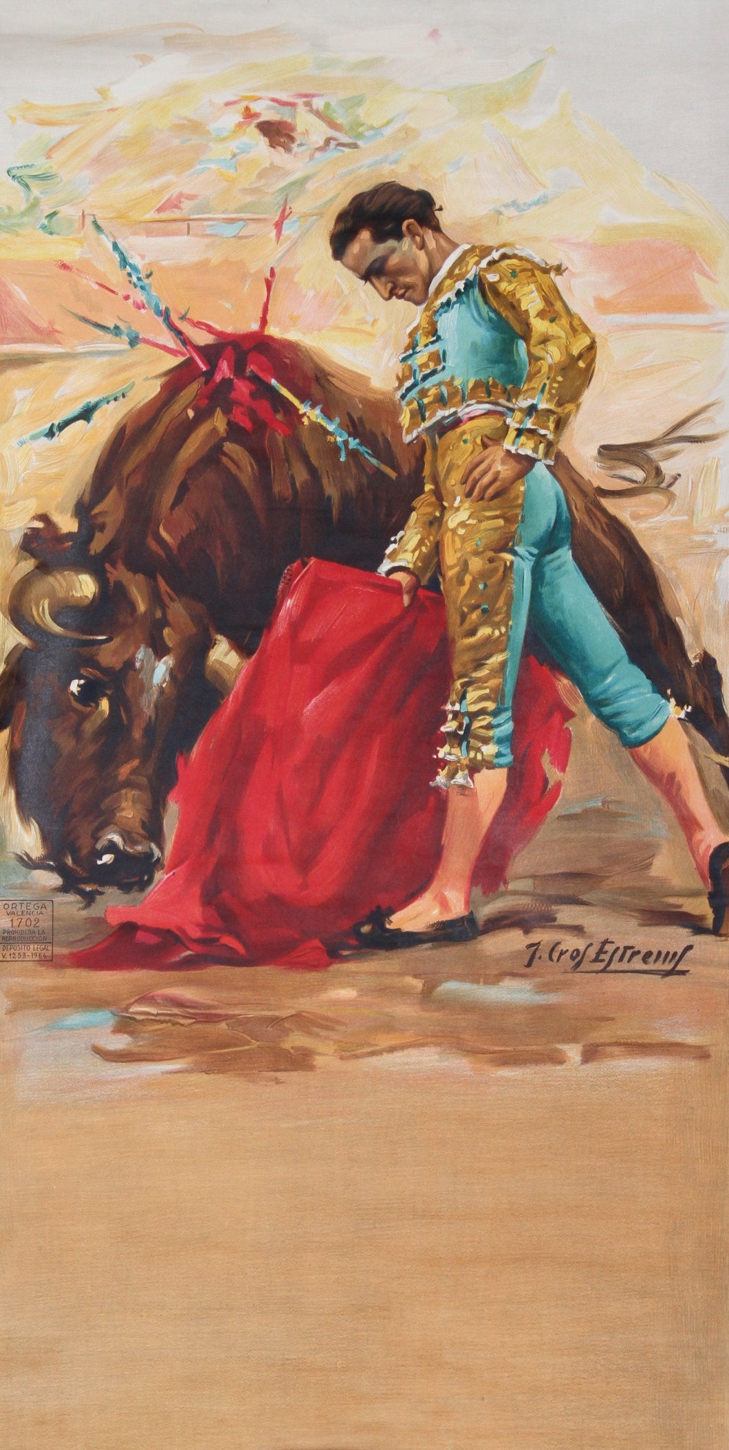 Bullfighter Poster II Poster | Unknown Artist - Poster,{{product.type}}
