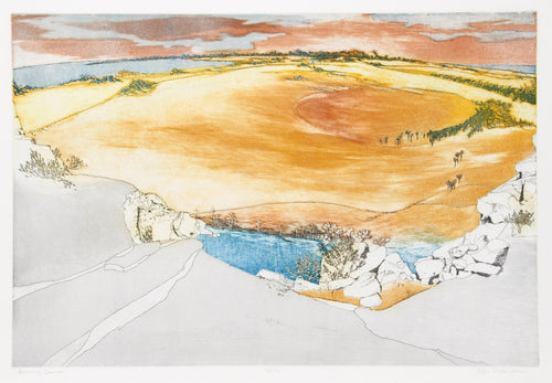 Burning Sands Etching | Olga Poloukhine,{{product.type}}