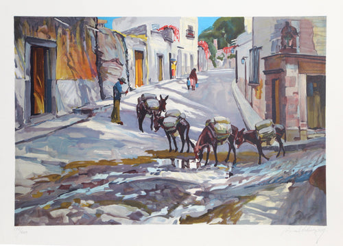 Burro Express Lithograph | Conrad Schwiering,{{product.type}}