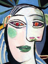 Buste de Femme au Chapeau Bleu Lithograph | Pablo Picasso,{{product.type}}