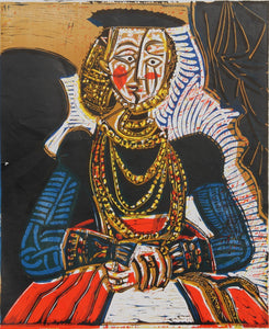 Buste de Femme d'Apres Cranach Poster | Pablo Picasso,{{product.type}}