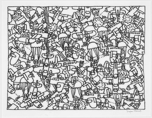 Busy Sky Marker | Seymour Chwast,{{product.type}}