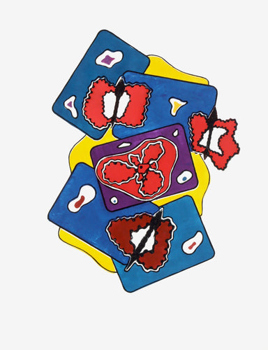 Butterflies and Cards Etching | Unknown Artist,{{product.type}}