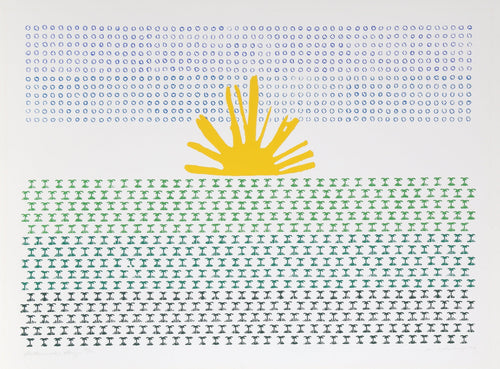 Buttermilk Sky Screenprint | Micaela Myers,{{product.type}}