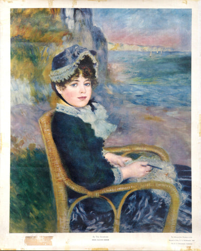 By the Seashore Poster | Pierre-Auguste Renoir,{{product.type}}