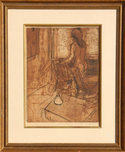 By the Window Etching | Larry Kolden,{{product.type}}