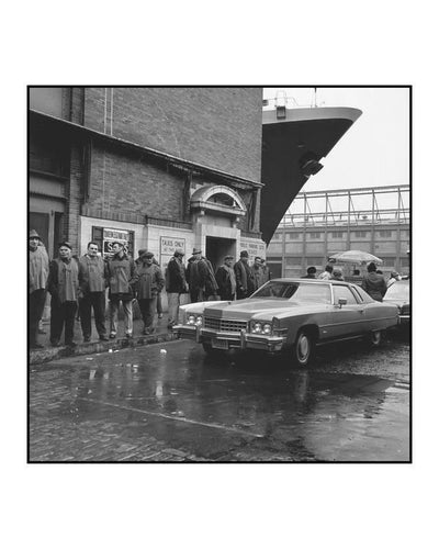 Cadillacs and Cunard Black and White | Robert Gambee,{{product.type}}