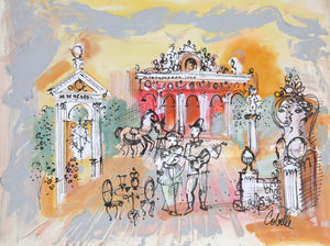 Cafe Clown Band Acrylic | Charles Cobelle,{{product.type}}