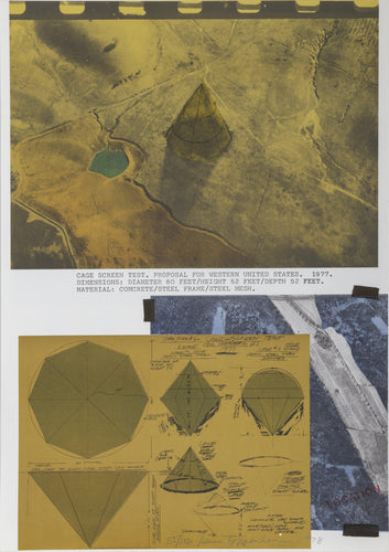 Cage Screen Test Lithograph | Dennis Oppenheim,{{product.type}}