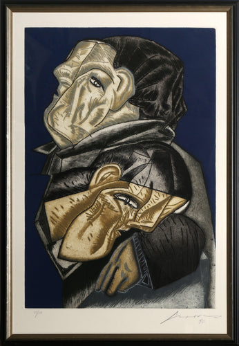 Caja China II Etching | José Luis Cuevas,{{product.type}}