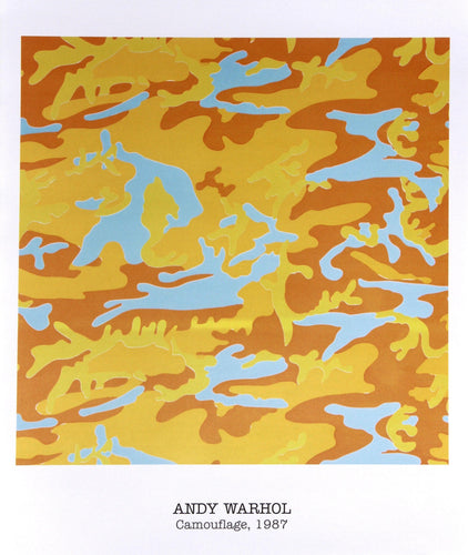 Camouflage Poster | Andy Warhol,{{product.type}}