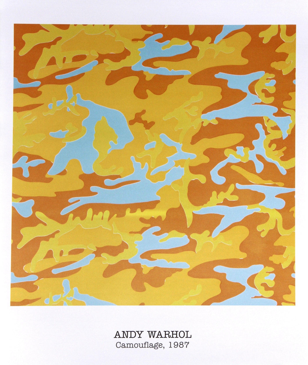 Camouflage Poster | Andy Warhol,{{product.type}}