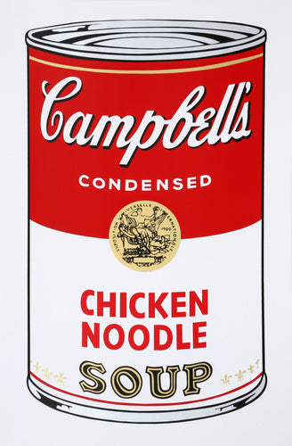 Campbell's Soup Can: Chicken Noodle Screenprint | Andy Warhol,{{product.type}}