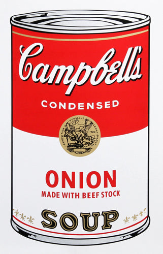 Campbell's Soup Can: Onion Screenprint | Andy Warhol,{{product.type}}