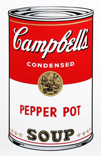 Campbell's Soup Can: Pepper Pot Screenprint | Andy Warhol,{{product.type}}
