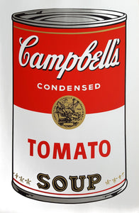 Campbell’s Soup Can: Tomato Screenprint | Andy Warhol,{{product.type}}