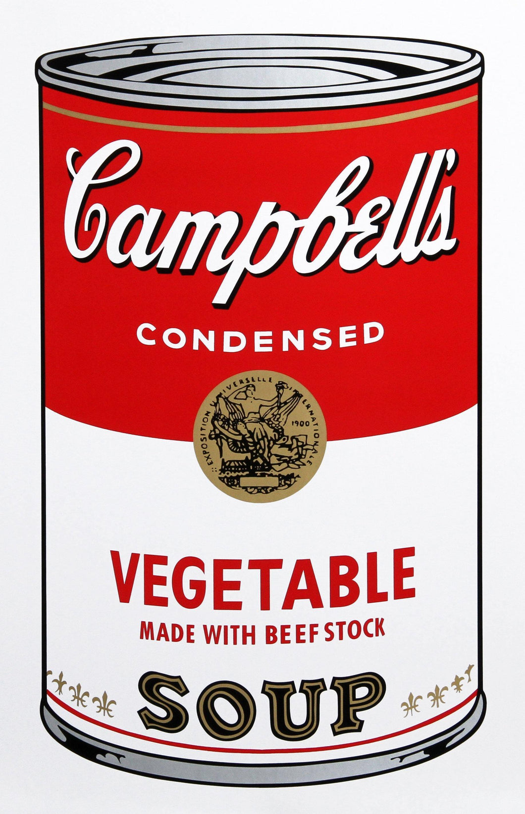 Campbell's Soup Can: Vegetable Screenprint | Andy Warhol,{{product.type}}