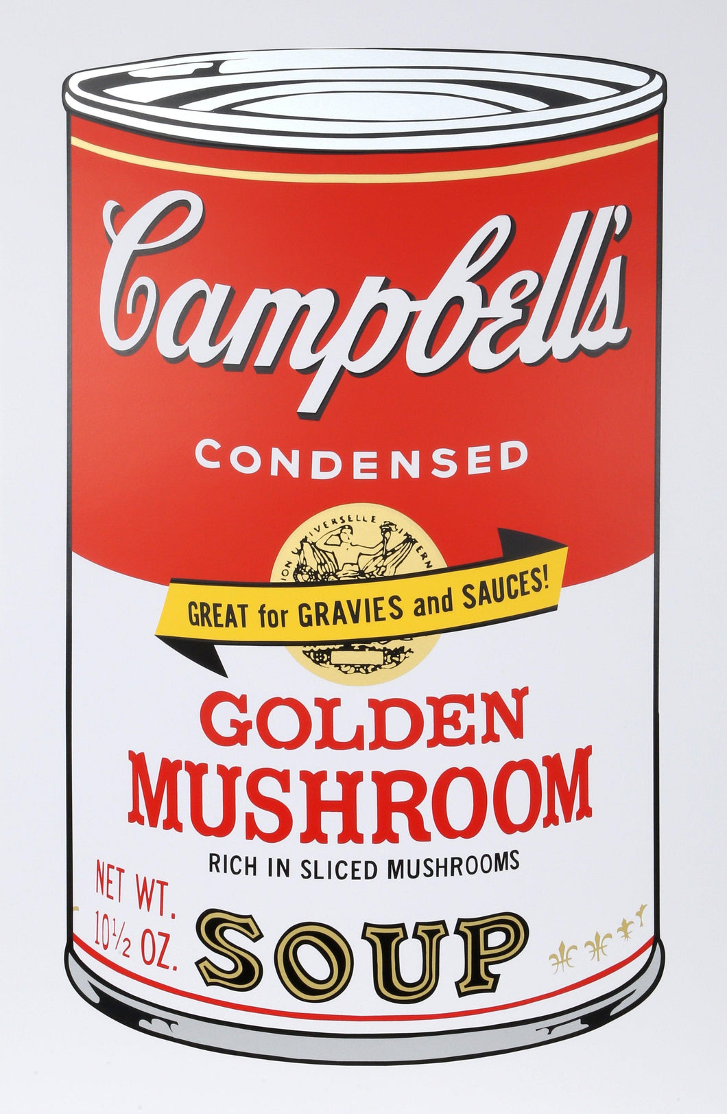 Campbell's Soup II: Golden Mushroom Screenprint | Andy Warhol,{{product.type}}