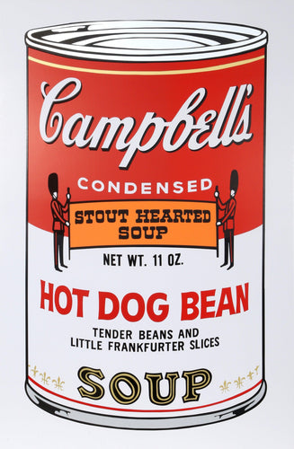 Campbell's Soup II: Hot Dog Bean Screenprint | Andy Warhol,{{product.type}}