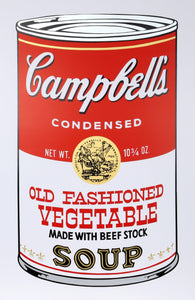 Campbell's Soup II: Old Fashioned Vegetable Screenprint | Andy Warhol,{{product.type}}