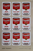 Campbell's Soup Poster | Andy Warhol,{{product.type}}