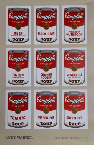 Campbell's Soup Poster | Andy Warhol,{{product.type}}