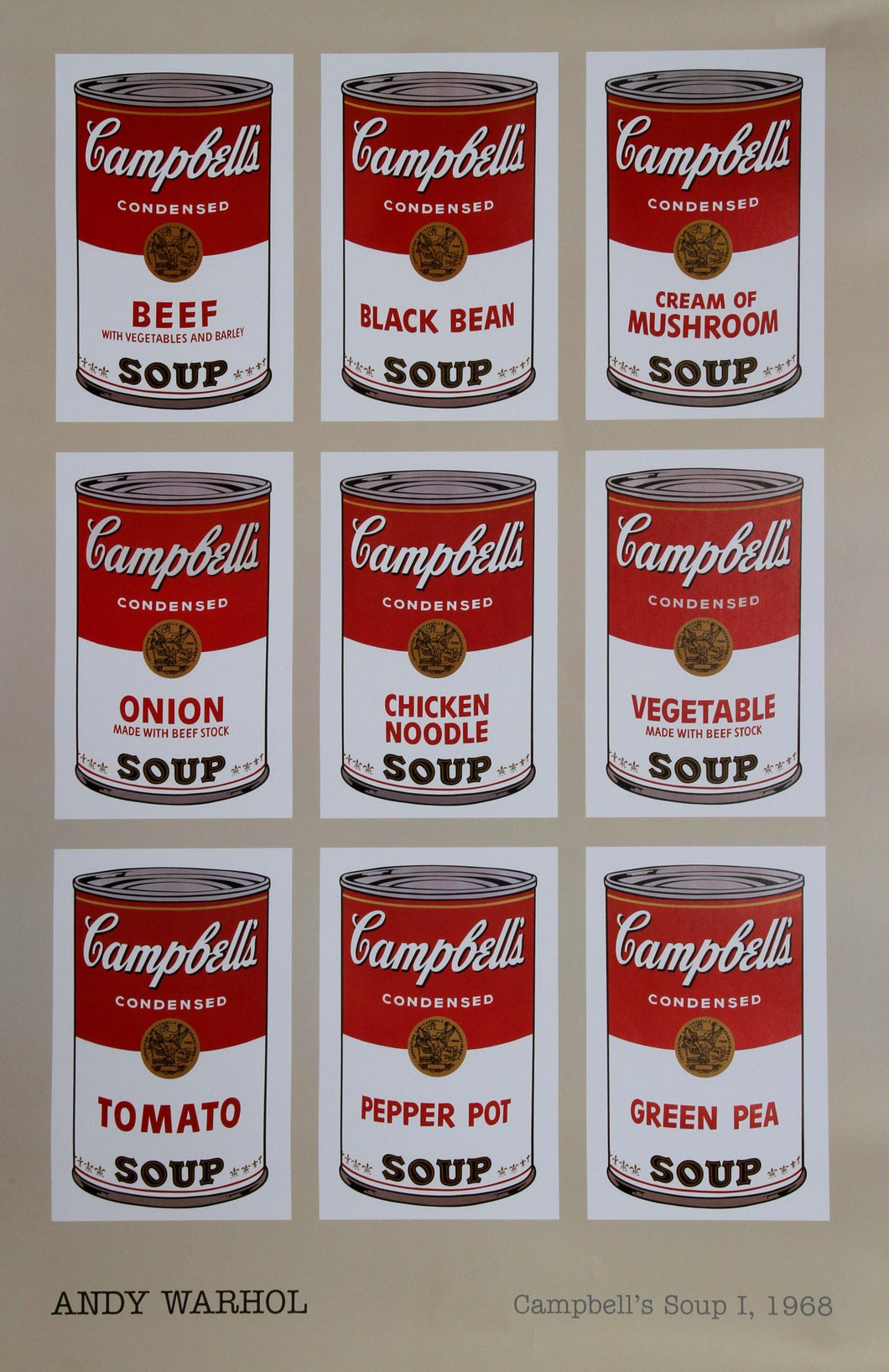 Campbell's Soup Poster | Andy Warhol,{{product.type}}