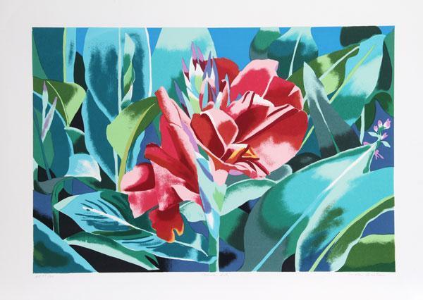 Cana Lily Lithograph | Linda Bastian,{{product.type}}