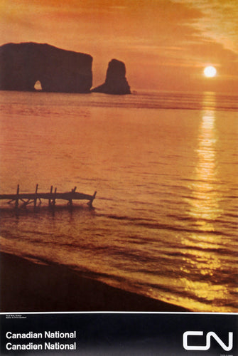 Canadian National - Quebec Poster | Travel Poster,{{product.type}}