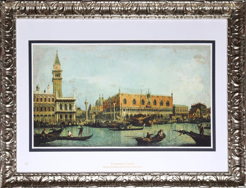 Canal of San Marco with Piazza San Marco Poster | Giovanni Antonio Canaletto,{{product.type}}