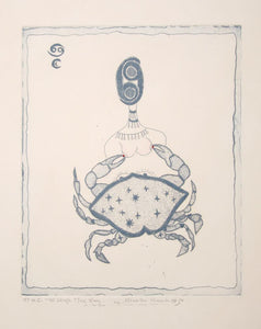 Cancer Crab Etching | Mireille Kramer,{{product.type}}