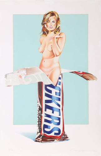 Candy II (Snickers) Lithograph | Mel Ramos,{{product.type}}