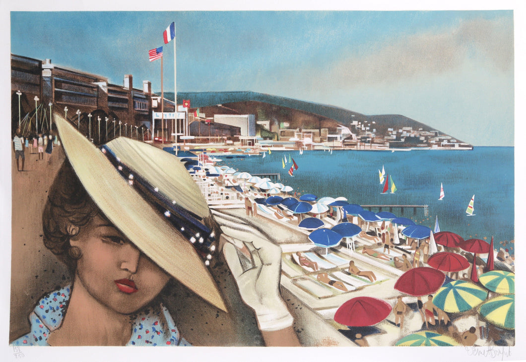Cannes Lithograph | Robert Vernet Bonfort,{{product.type}}