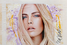 Cara Delevigne Mixed Media | Sid Maurer,{{product.type}}