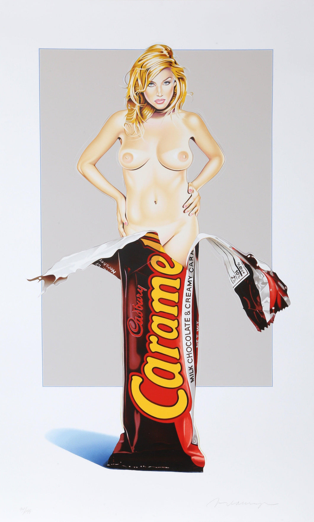 Caramia Caramello Lithograph | Mel Ramos,{{product.type}}