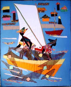 Caribbean Fishermen Tapestries and Textiles | Unknown Artist,{{product.type}}