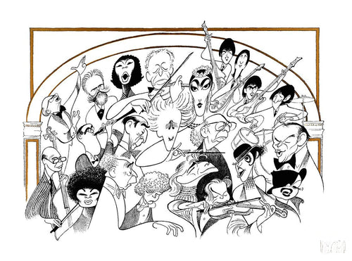 Carnegie Hall - The 100th Anniversary Lithograph | Al Hirschfeld,{{product.type}}