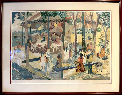 Carousel Lthograph | Antonio Sereix,{{product.type}}