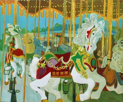 Carousel Oil | Russ Elliott,{{product.type}}