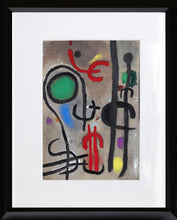 Cartones 23: Femme Oiseau dans la Nuit Lithograph | Joan Miro,{{product.type}}