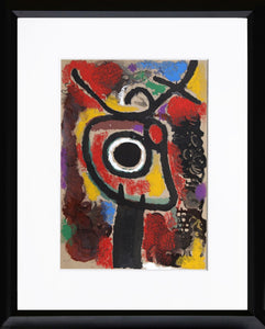 Cartones 25: Personnage et Oiseau Lithograph | Joan Miro,{{product.type}}