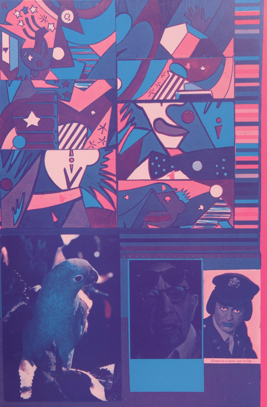 Cary Grant as a Male War Bride from General Dynamic F.U.N. Portfolio Lithograph | Eduardo Paolozzi,{{product.type}}