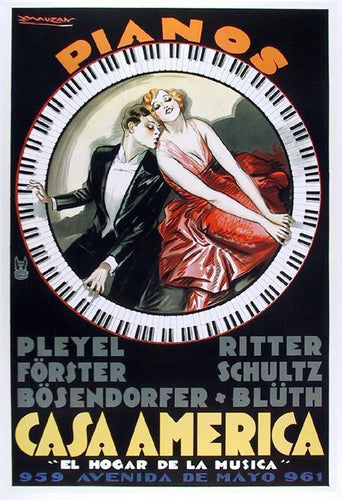 Casa America Poster | Achille Mauzan,{{product.type}}