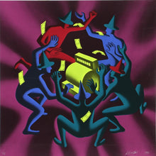 Cash Dance Screenprint | Mark Kostabi,{{product.type}}