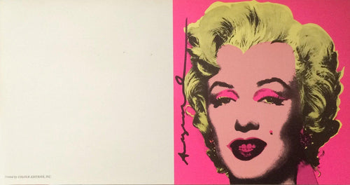 Castelli Graphics Invitation - Pink Marilyn Monroe Screenprint | Andy Warhol,{{product.type}}